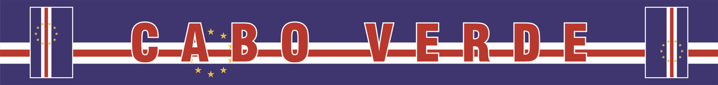Cape Verde World Cup 2026 fan scarf