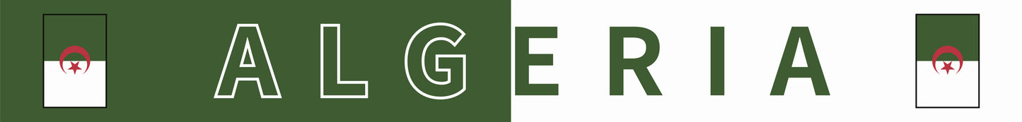 Algeria World Cup 2026 fan scarf