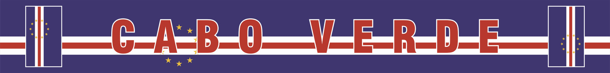 Cape Verde World Cup 2026 fan scarf