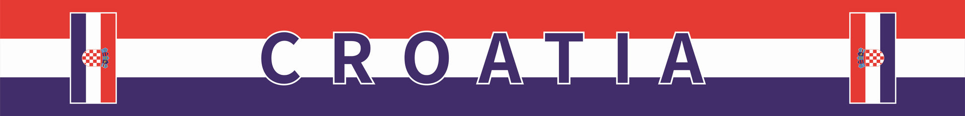 Croatia World Cup 2026 fan scarf