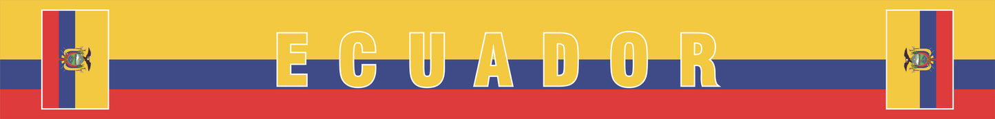 Ecuador World Cup 2026 fan scarf
