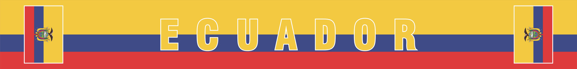 Ecuador World Cup 2026 fan scarf