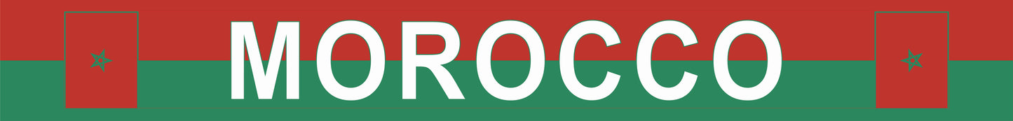 Morocco World Cup 2026 fan scarf