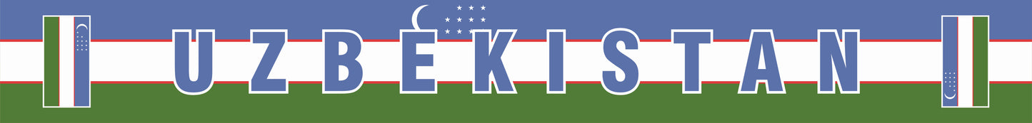 Uzbekistan World Cup 2026 fan scarf